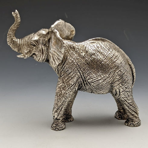 純銀雕塑小像對象 277 克英國鄉村藝術家